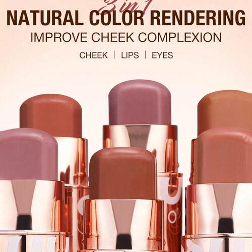 Matte powder blusher lipstick lipstick哑光腮红膏口红唇膏外贸