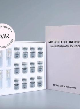 跨境爆款头发生长密发微针精华套装MICRONEEDLE INFUSION
