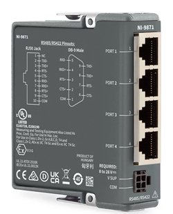 4端口RS485 RS422 9871串行仪器控制模块 C系列成色好