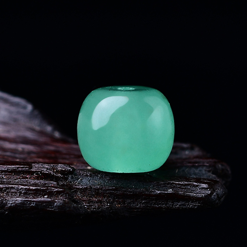 天然东陵玉老型珠桶珠散珠鼓珠单珠diy手链项链佛珠文玩配饰配件