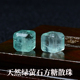 天然绿萤石方糖散珠方块绿水晶暖宫石diy手工串珠手链项链材料