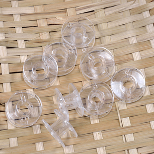 兄弟家用电动多功能缝纫机加厚梭心配件透明塑料梭芯通用底线梭子