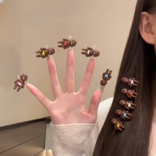 娜塔莎发夹搞怪黑娃鸭嘴夹网红个性小众迷你可爱刘海夹侧边夹发饰