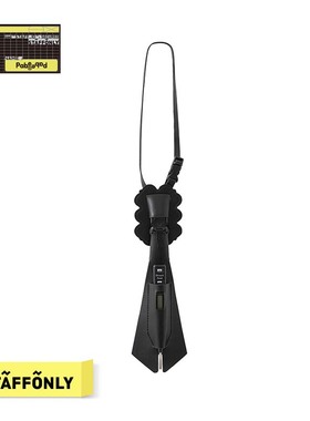 STAFFONLY X PabePabe联名SOCKET BUNNY系列玄黑色验电笔电工领带