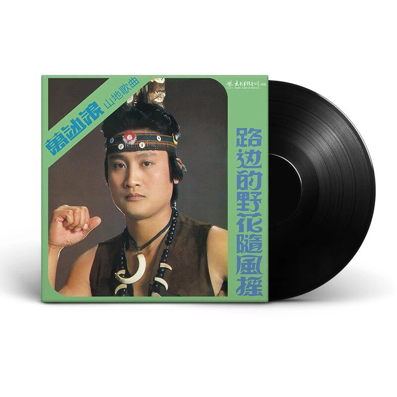 正版万沙浪山地歌曲路边的野花随风摇 留声机专用12寸LP黑胶唱片
