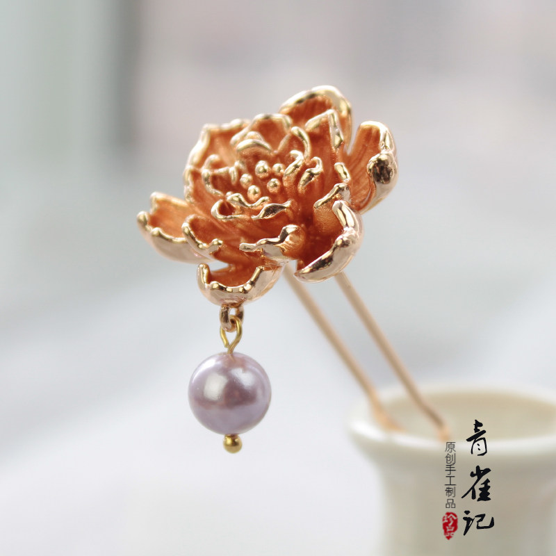 原创复古风头饰明制簪子日常汉服