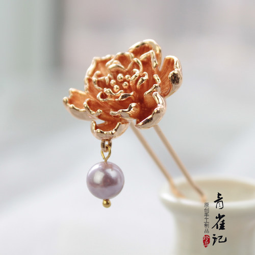 原创复古风头饰明制簪子日常汉服