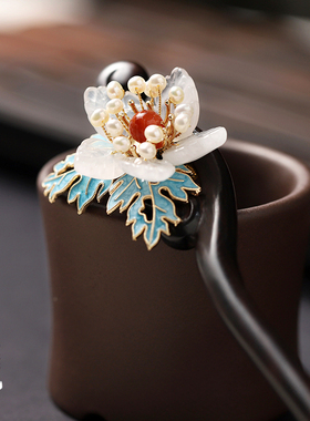 青雀记原创设计中国风复古典发饰现代日常盘发簪木簪子芳华洛阳