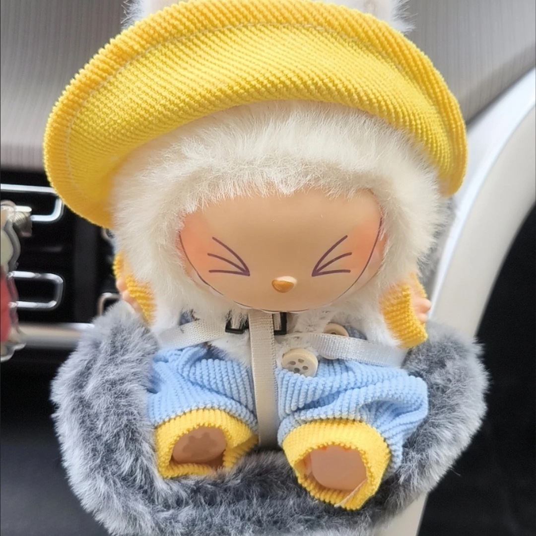 毛绒公仔搪胶衣服拉布