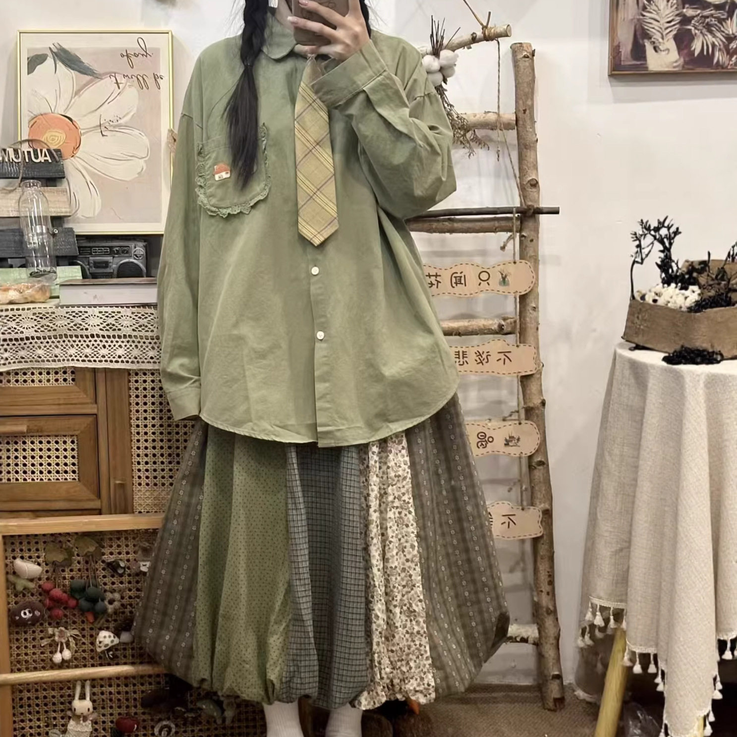 春季新款小清新衬衣65