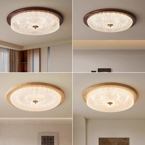 中古风卧室吸顶灯超亮护眼