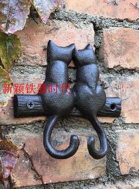 装饰挂钩铸铁猫包邮工艺品