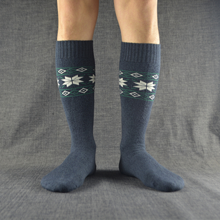 外贸冬季加厚保暖长筒袜