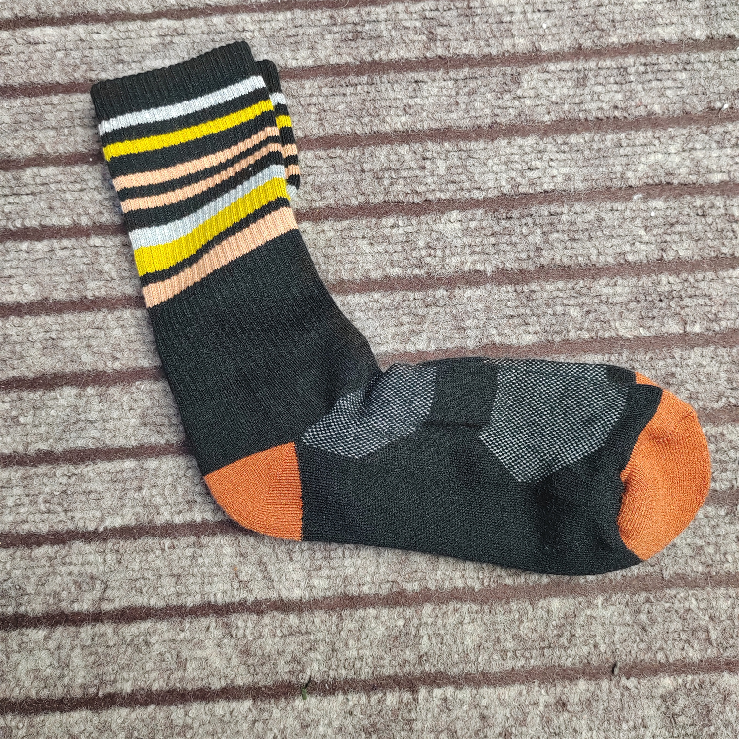 外贸单男袜秋冬加厚保暖长筒袜