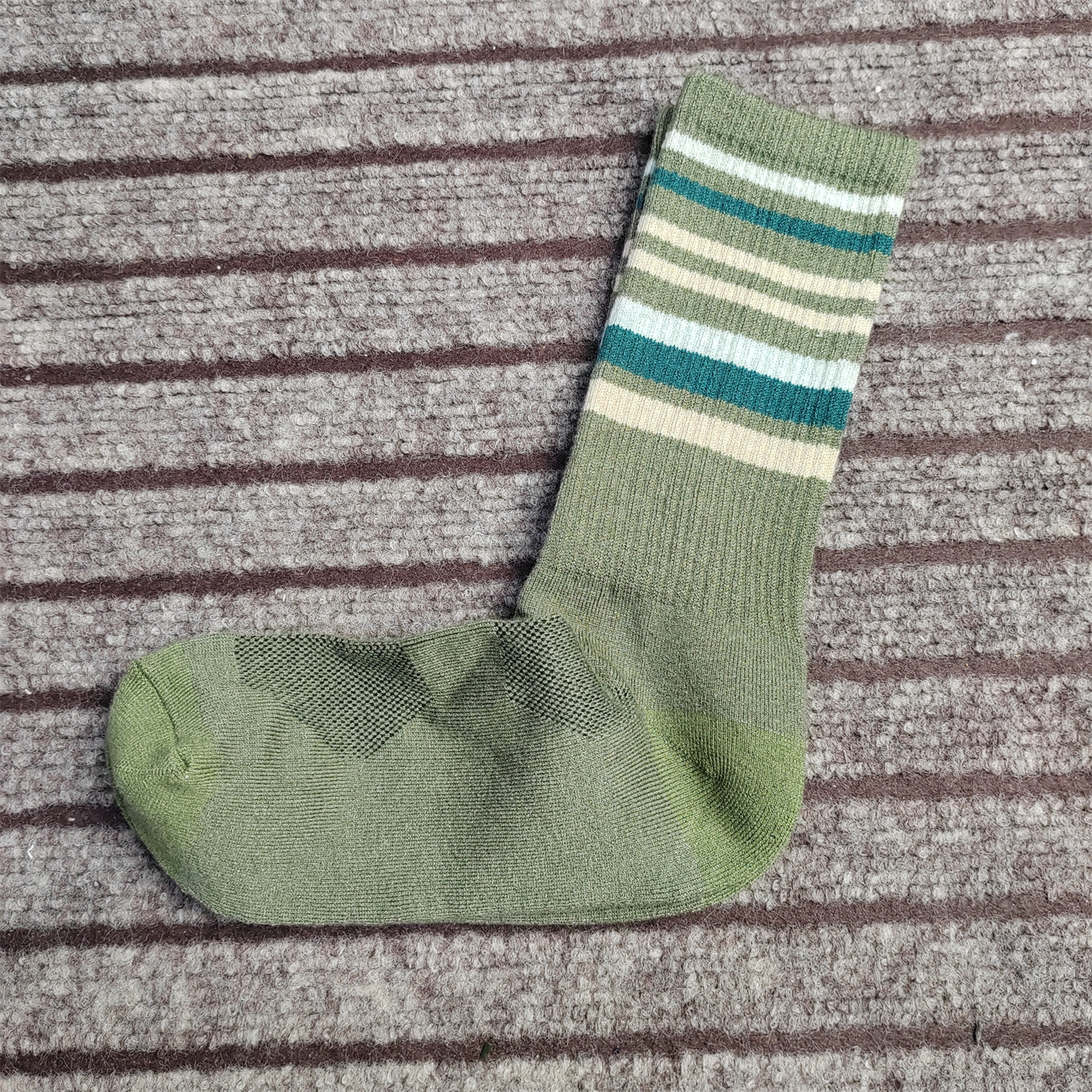 外贸原单加厚毛圈底保暖长筒袜