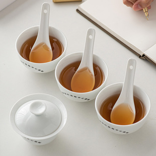 乌龙茶审评盖碗青茶评审杯钟形盖碗岩茶审杯碗茶叶QS专业评审茶具