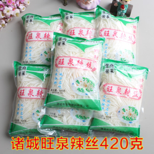 山东诸城特产旺泉辣丝子辣菜芥菜丝5袋*420克下饭菜咸菜呛鼻脆