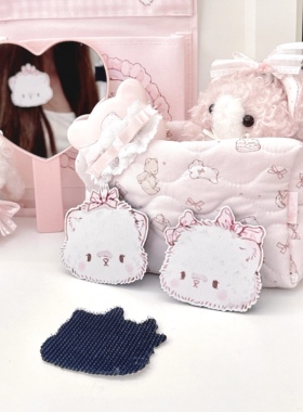 MG原创刘海贴猫咪系列小款魔术贴化妆敷面膜无痕发饰碎发整理神器