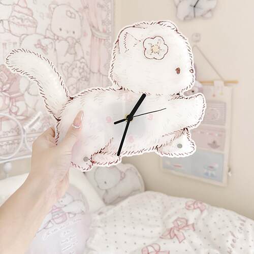 MG少女宿舍桌面亚克力挂钟原创