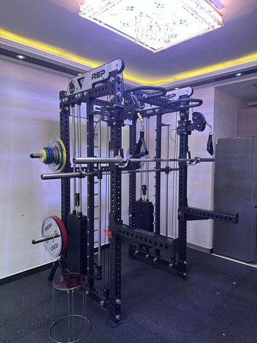 REPFORCE商用深蹲框架卧推架史密斯机不锈钢引体向上架综合训练架