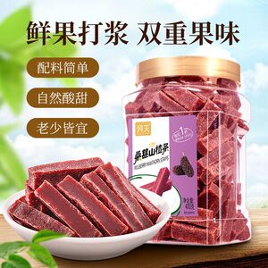 列夫桑葚山楂条休闲零吃无添加400g罐装即食休闲鲜果果干小朋友