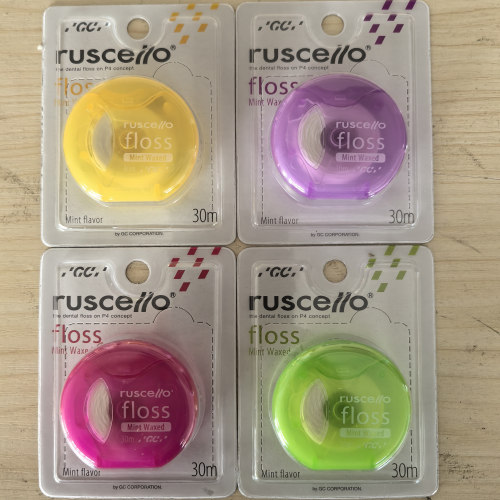 日本进口 齿科专用牙线 ruscello floss 30米 清洁牙垢防蛀牙