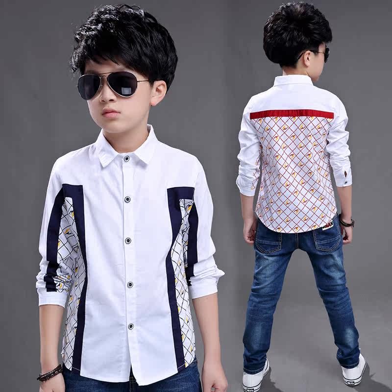 Chemise garcon à manche longue - Ref 2074704 Image 1