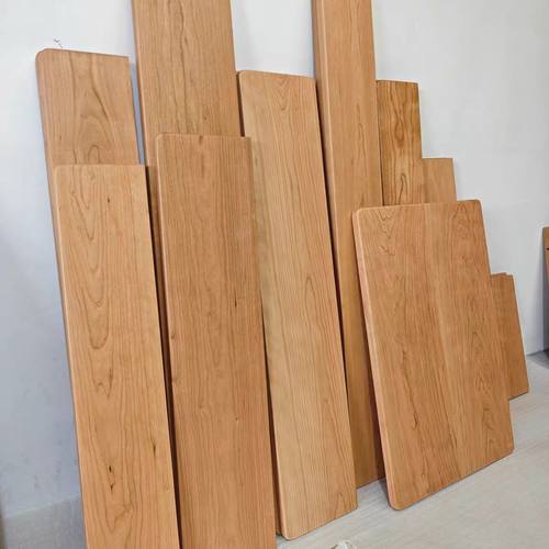 【源头工厂价】侘寂风实木置物架多层一字板收纳架民宿酒店客厅