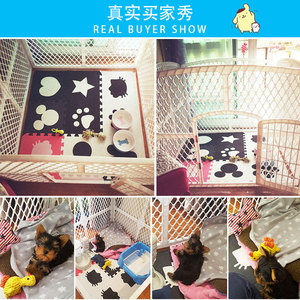 狗围栏 宠物围栏狗笼泰迪比熊树脂栅栏狗房猫窝猫围栏中小型狗窝