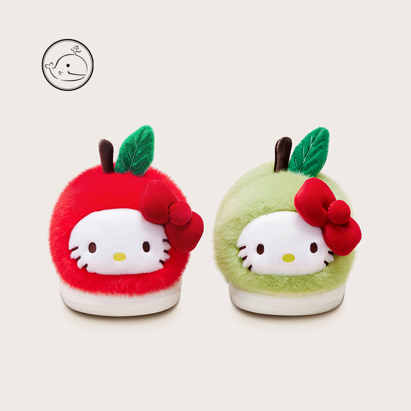 可爱HelloKitty苹果猫棉拖鞋女冬季居家保暖可外穿防滑毛绒棉拖鞋,居家布艺,居家棉拖/棉鞋,淘宝优惠券,粉丝福利购,淘宝优惠卷