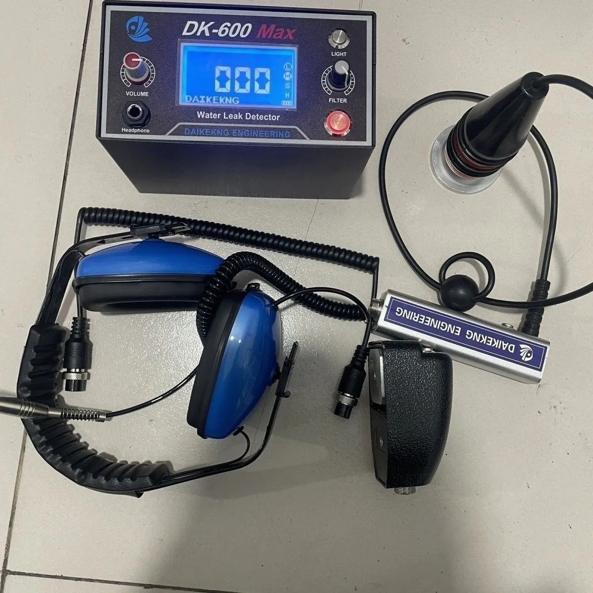 DK-600Max测漏仪水管漏水微渗漏高精度家庭漏水检测精准监听高端