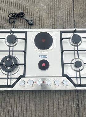 外贸液化气灶4气2电嵌入式炉具 厨房家用炉具