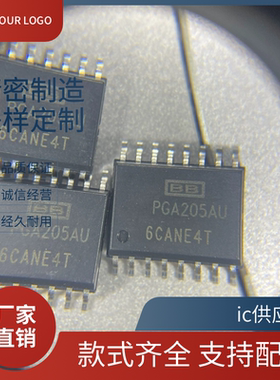 进口原装 PGA205AU PGA205BU PGA205贴片SOP-16 仪表放大器芯片ic