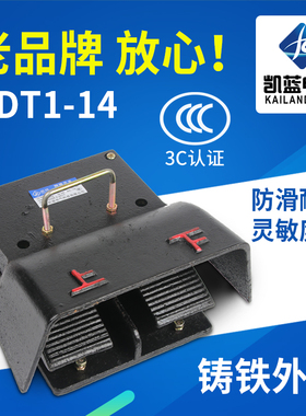 YDT1-14脚踏开关 冲床机床液压折弯机双向铸铁上下双脚踩脚踏开关
