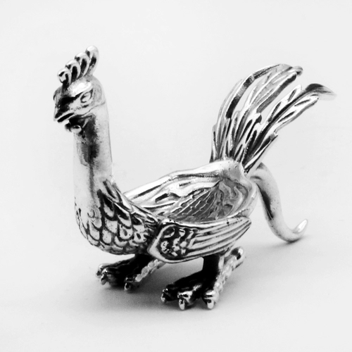 Бесплатная доставка Lafuli Cigar Rack 925 Pure Silver Cigar Crack Kigar Portable Mini -Craved Suzaku Сигарета сигарета