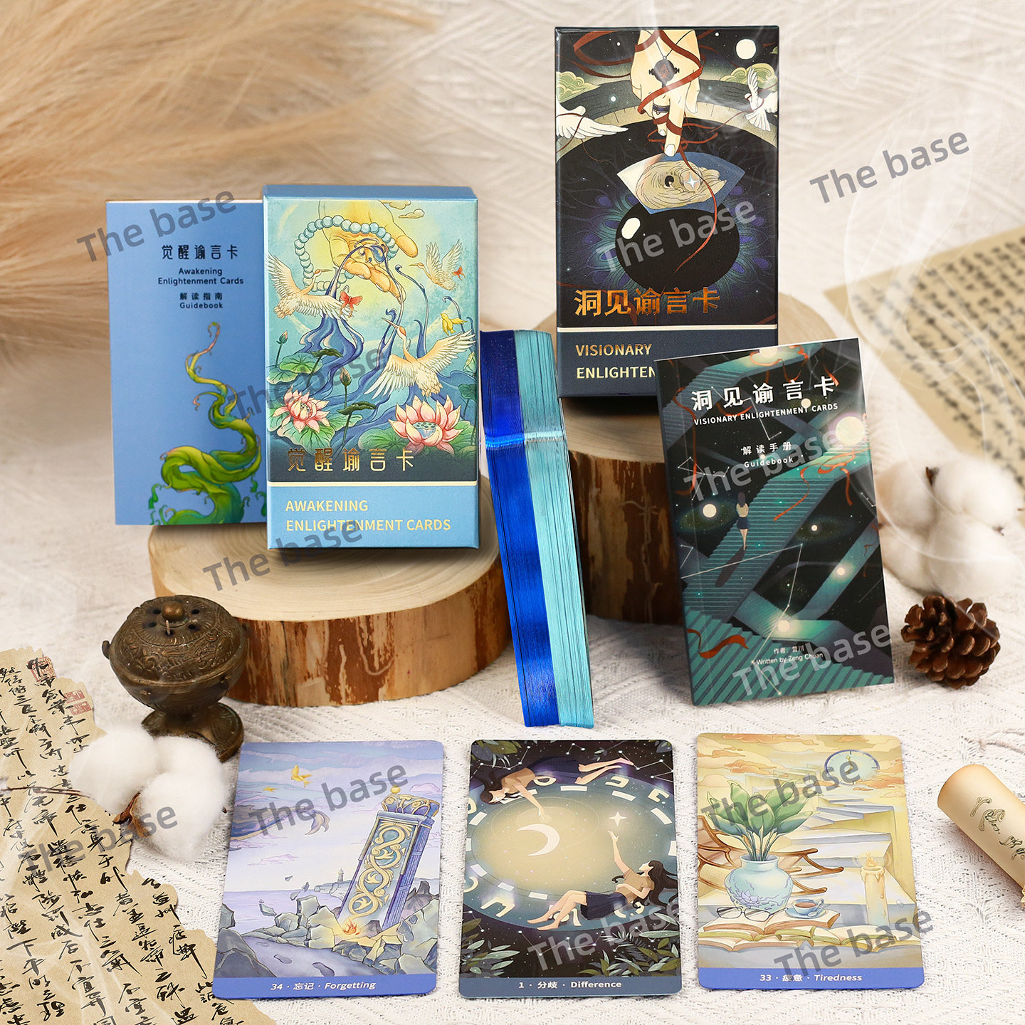 【现货】正版原创觉醒神谕卡洞见谕言卡渡边高颜值中英文卡牌大牌