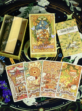 正版现货小羊山谷塔luo牌Valley of the Lambs Tarot英文版ta罗牌