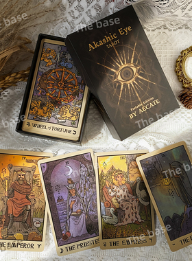 现货正版AKashic Eye卡西之眼便携版塔罗牌天地盖英文韦特罗塔牌
