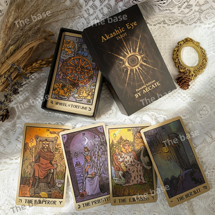 现货正版AKashic Eye卡西之眼便携版塔罗牌天地盖英文韦特罗塔牌