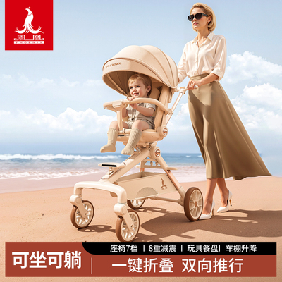 凤凰双向高景观轻便折叠婴儿车