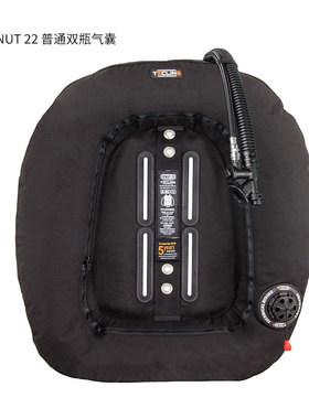 TECLINE donut22普通版双瓶气囊50磅浮力五年质保技术潜水用背飞