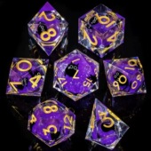 猫咪流沙骰子天然树脂骰子d20面骰子博德之门TRGPCOCdnd跑团骰子