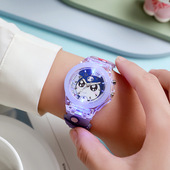 儿童手表卡通可爱夜光七彩闪灯幼儿园小学生男孩女孩腕表看时间