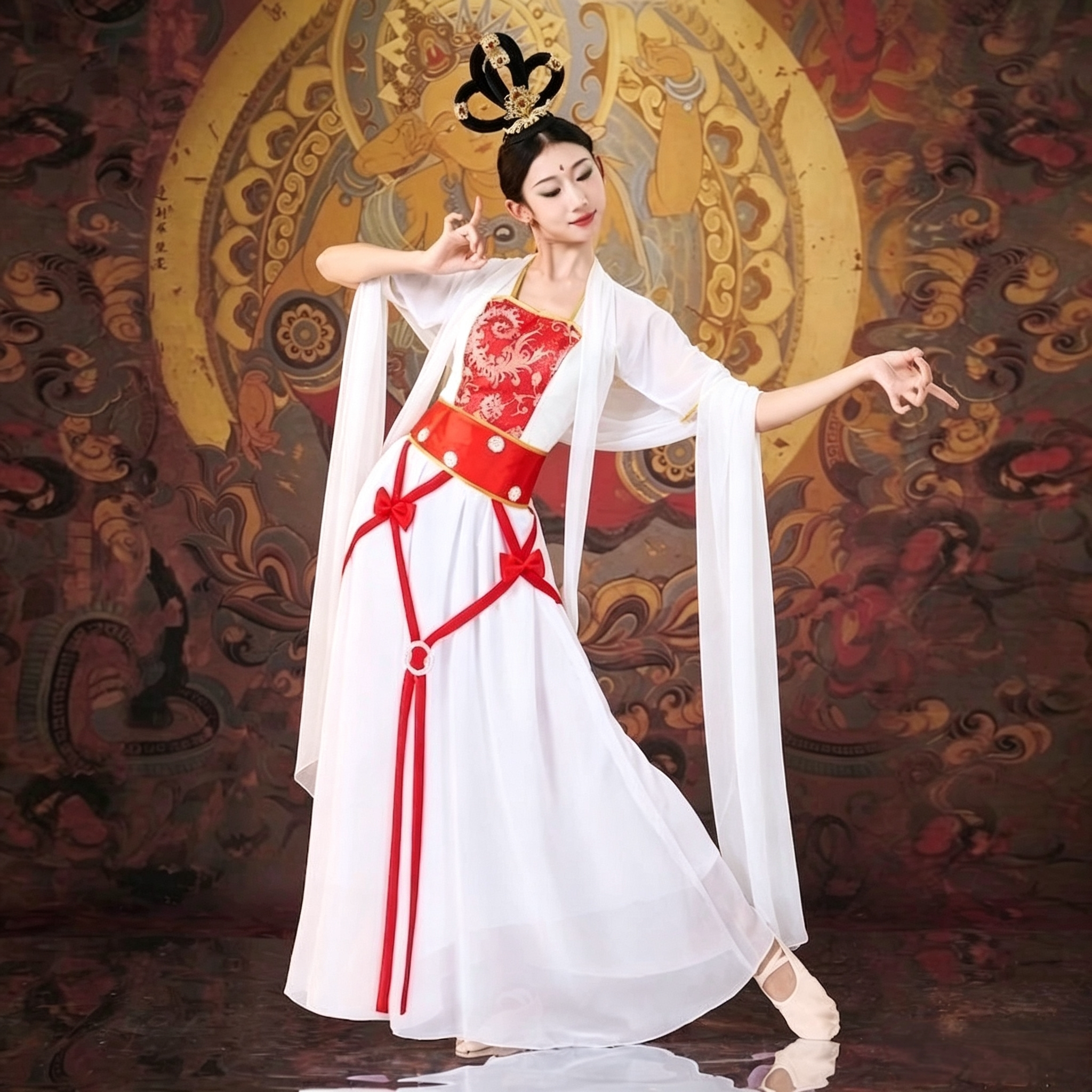 出租古装汉服西游记嫦娥仙子服装成人仙气飘逸中秋节舞蹈演出服装