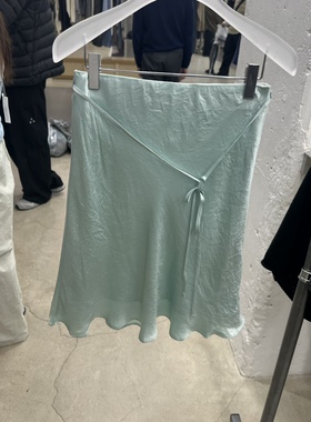 韩国正品代购 HELVETICA春季新款精致优雅时尚简洁气质显瘦半身裙