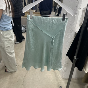 韩国正品代购 HELVETICA春季新款精致优雅时尚简洁气质显瘦半身裙