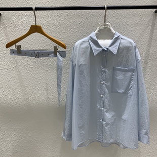 休闲百搭利落大方简约宽松衬衫 韩国正品 新款 SALON春季 代购 LUCY