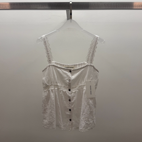 韩国正品代购 WEARABLE-L春季新款减龄甜美时尚小V领吊带背心