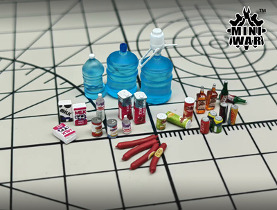 【MINIWAR】1/35现代民用补给品套装 A组