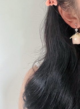 想要一个温暖的小房子 串珠耳饰项链原创设计奇妙星球生日礼物